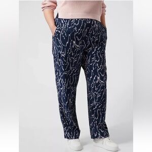 NWT Athleta Vienna cargo pant navy orchid sz 16